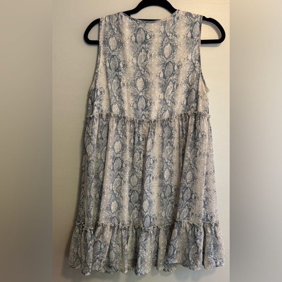 Altard State Blue and White Print Dress - Picture 3 of 3